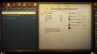 Select the Blacksmiths' guild longsword recipe (Image via Deep Silver)
